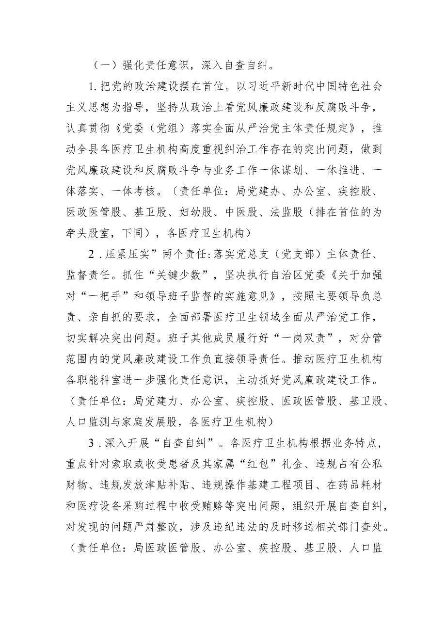 关于开展医药领域腐败问题集中整治工作方案6篇（最新版）.docx_第2页