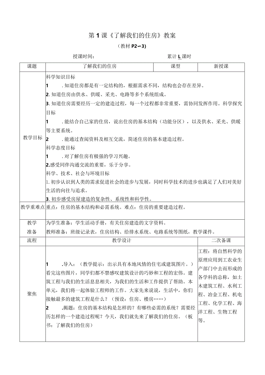 教科版六年级下册科学教材分析及全部教案（定稿；共28课时）.docx_第2页