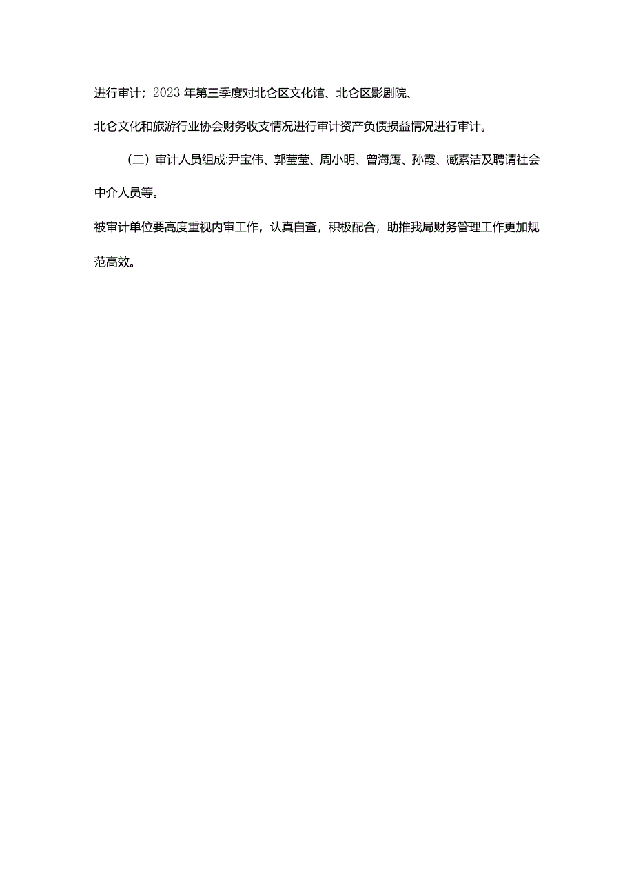 局2023年内部审计工作计划.docx_第2页