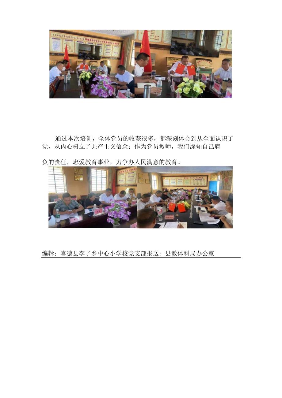 2023年李子中心校小学培训简报.docx_第3页