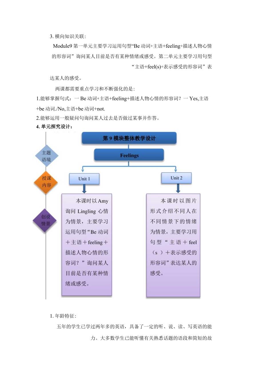 外研版五上Module9单元整体教学设计.docx_第2页