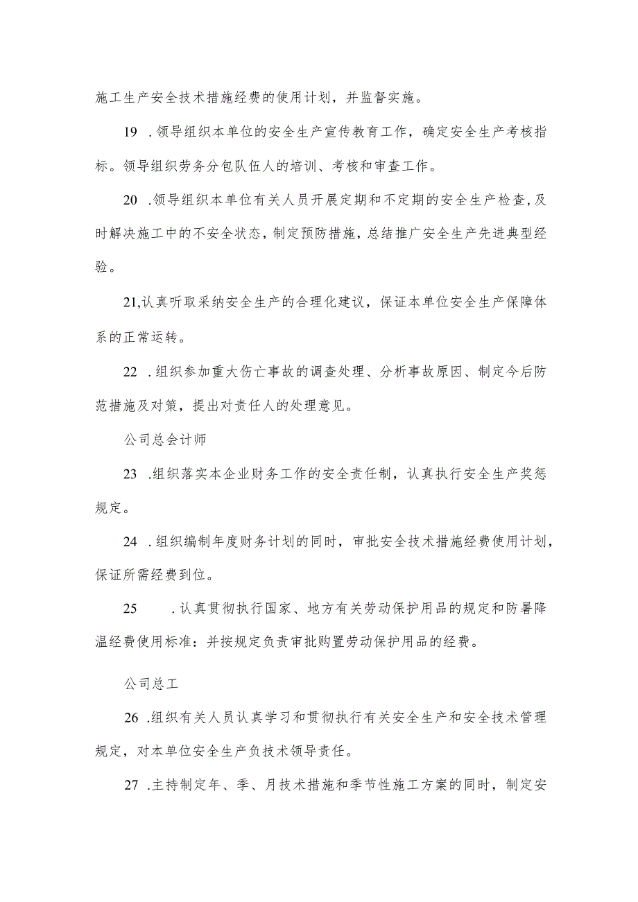 安全生产管理机构责任分工.docx_第3页