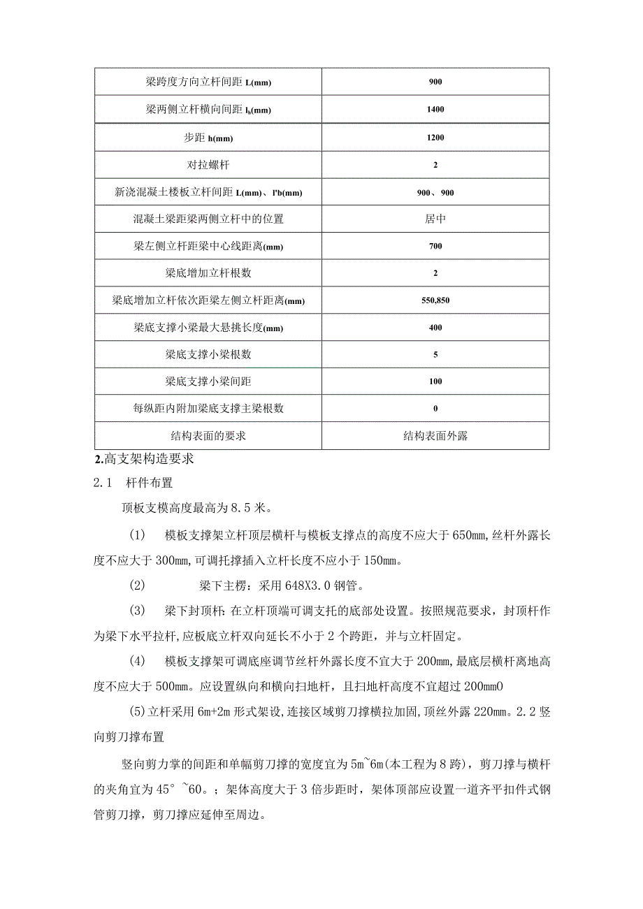 高支模施工工艺技术方案指导.docx_第2页