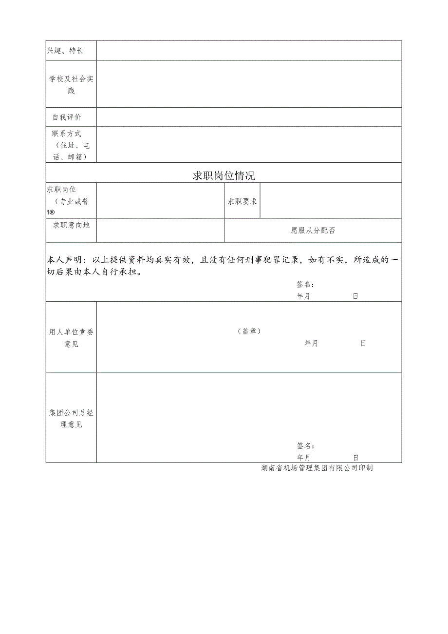 黄花国际机场人力资源入库审批表.docx_第2页