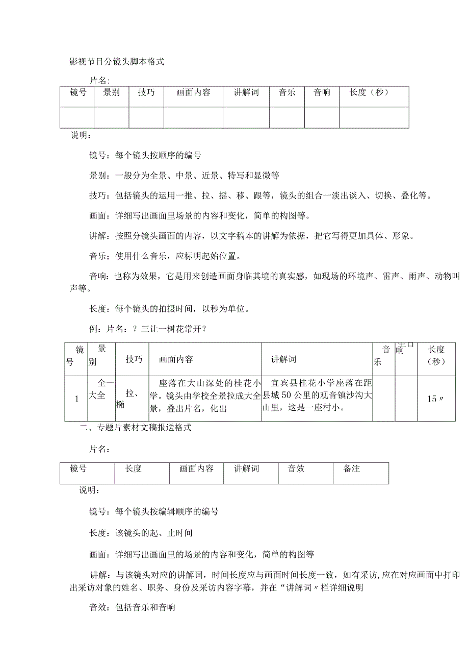 电影、电视分镜头脚本格式.docx_第1页