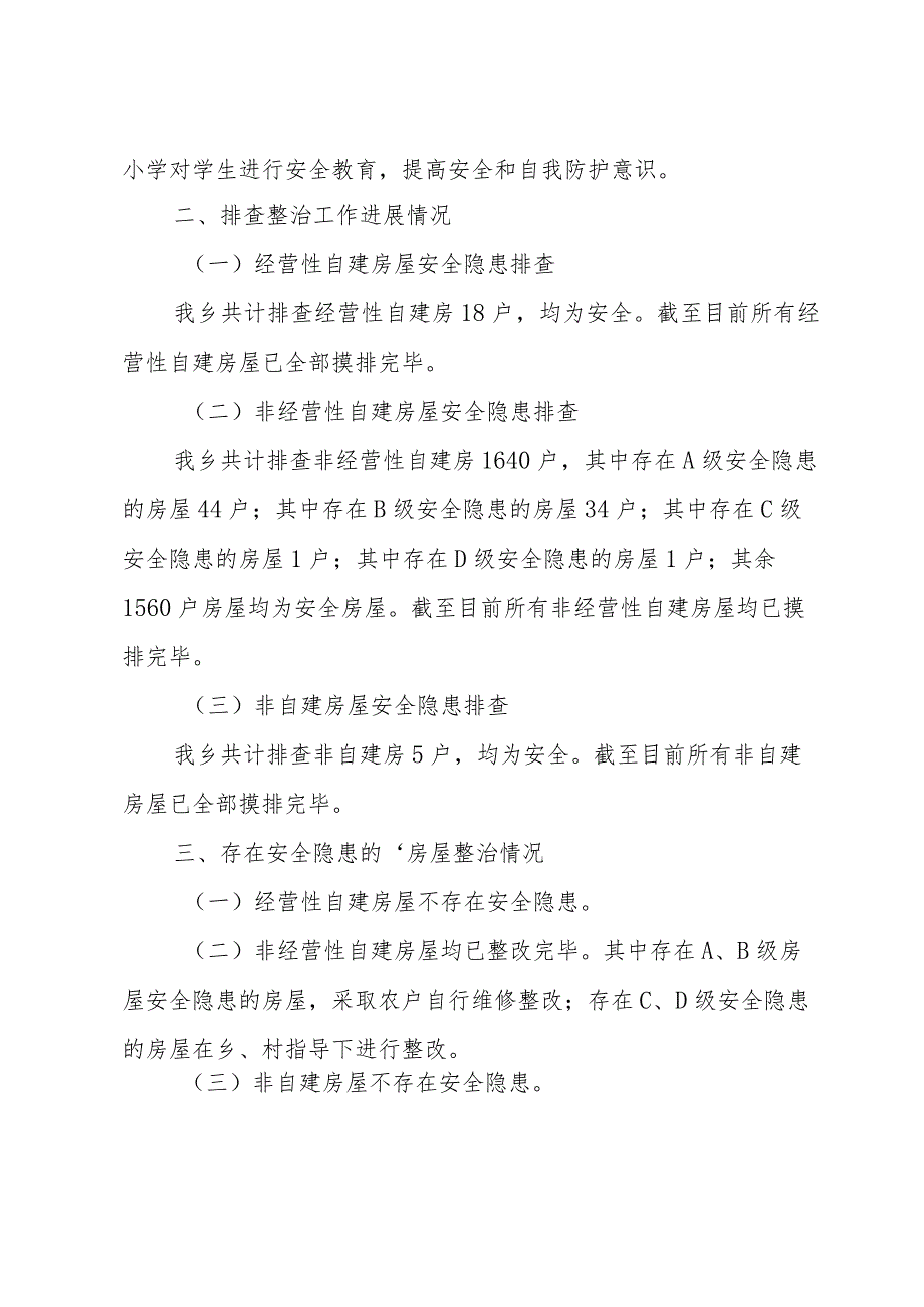 街道房屋建筑安全隐患排查总结（33篇）.docx_第2页