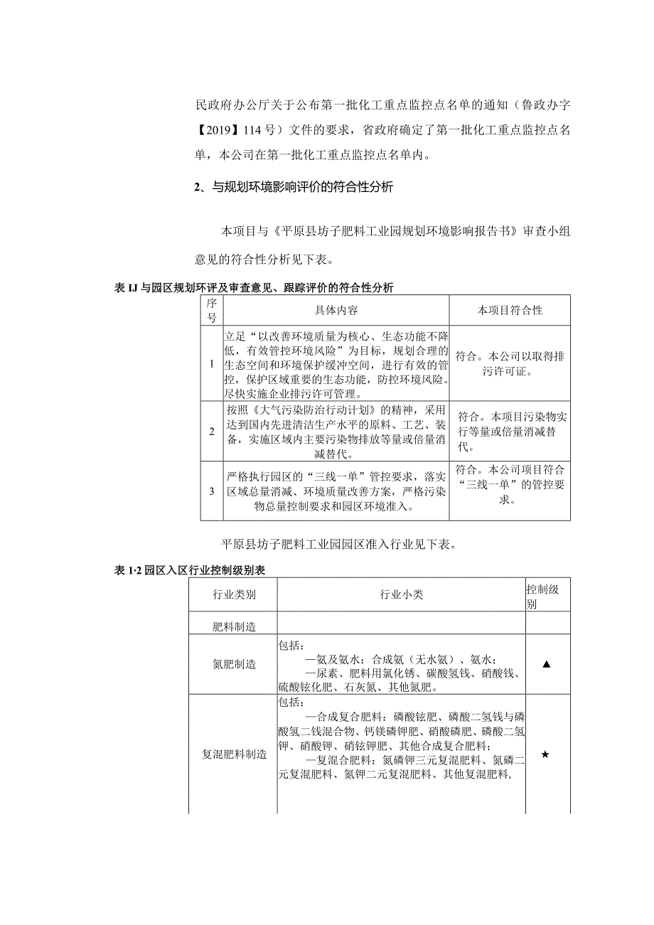 氮素调控技术及稳定性功能复合肥料研制与产业化项目环评报告表.docx_第3页