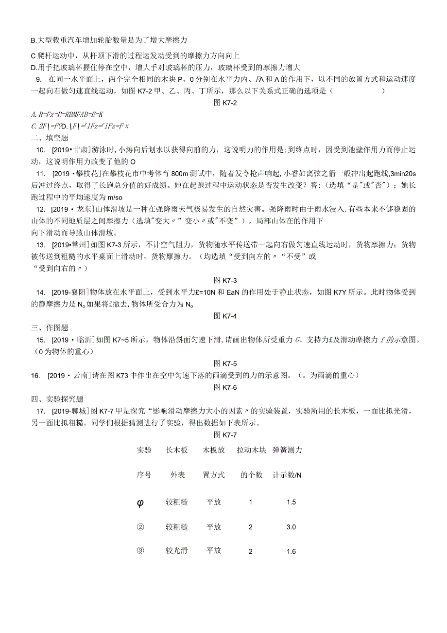 课时训练07力弹力重力摩擦力.docx_第2页