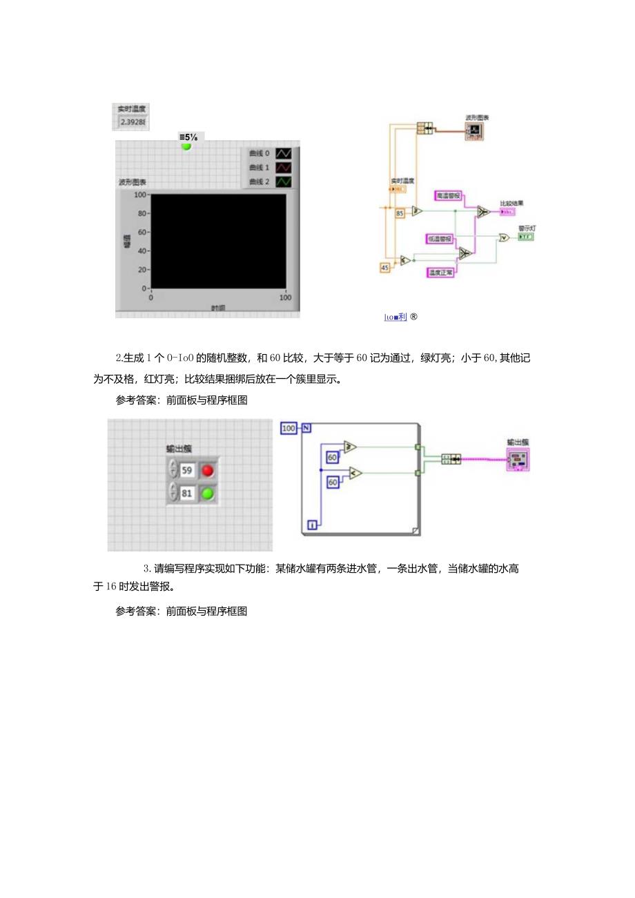 虚拟仪器技术与应用习题及答案汇总项目1--12.docx_第2页