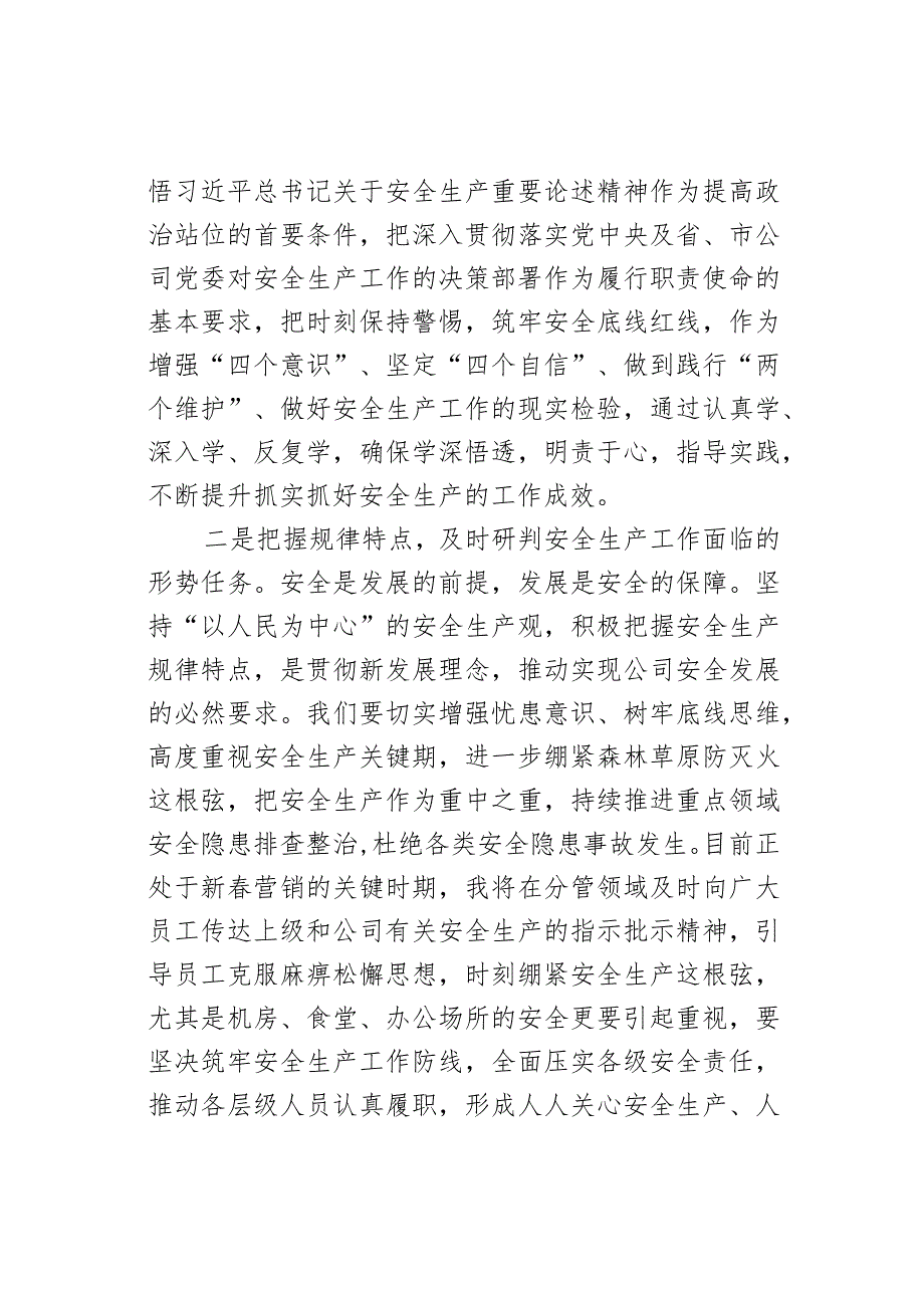 国企党委会学习研讨材料（关于安全生产、巡视整改）.docx_第2页