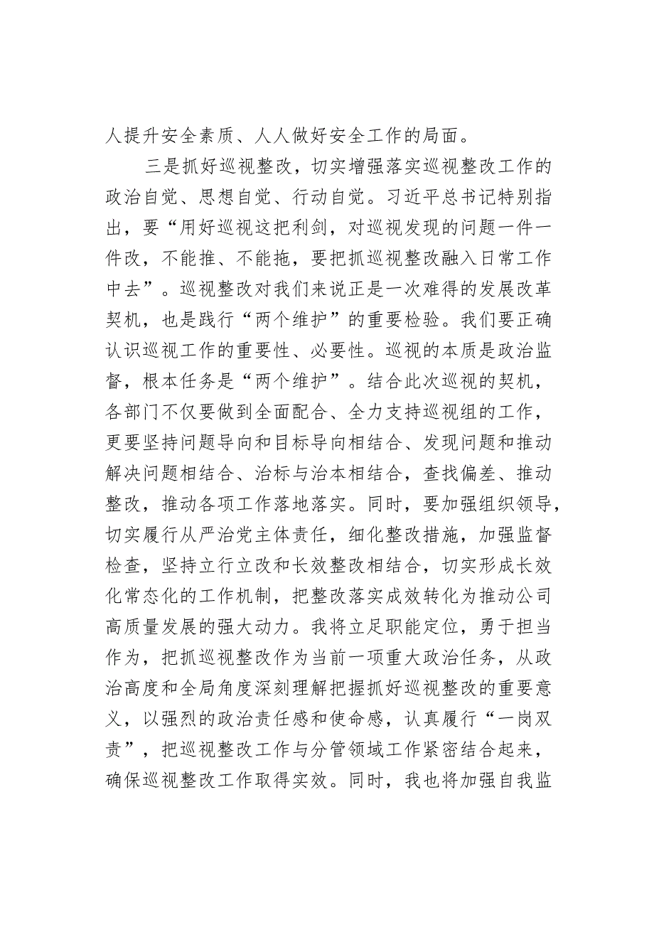 国企党委会学习研讨材料（关于安全生产、巡视整改）.docx_第3页