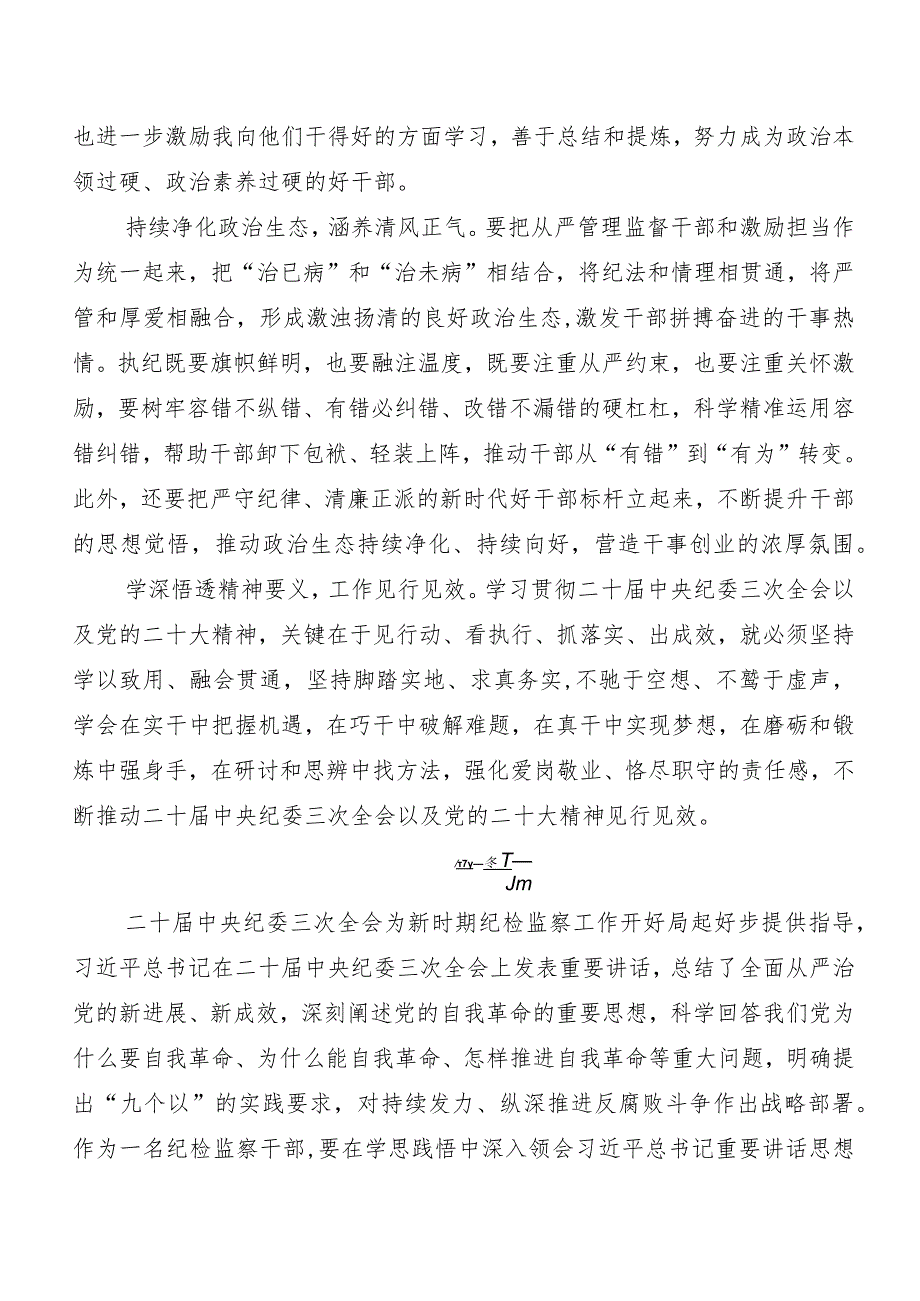 10篇汇编2024年“二十届中央纪委三次全会精神”的讲话提纲.docx_第2页