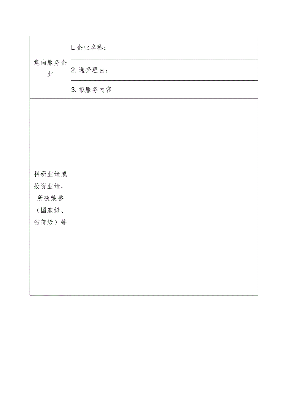 湖南省创新创业大赛服务活动专家信息表.docx_第2页