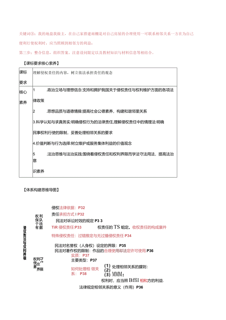 第四课侵权责任与权利界限【复习学案】(解析版）.docx_第3页