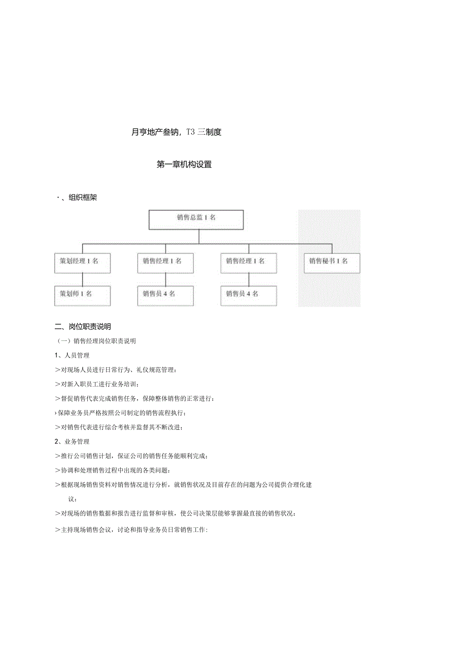 某房产公司房地产营销管理制度.docx_第1页