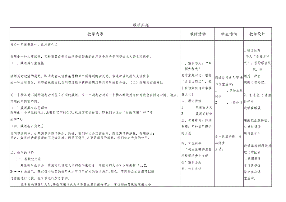 经济学基础-教案模块三市场主体的选择——从消费者到生产者.docx_第2页