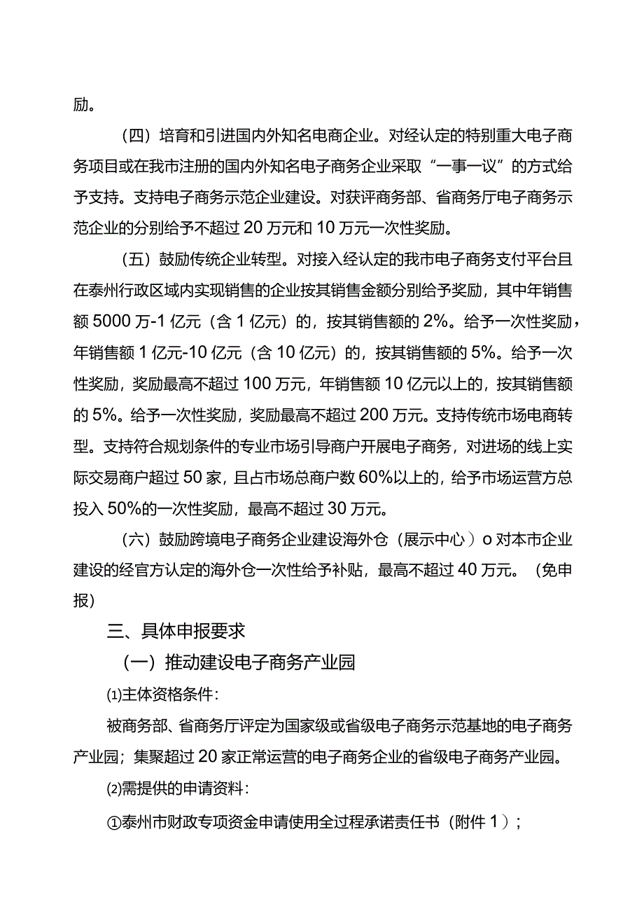 联合发文112关于组织申报2016年度泰州市区电子商务专项扶持资金项目的通知.docx_第3页