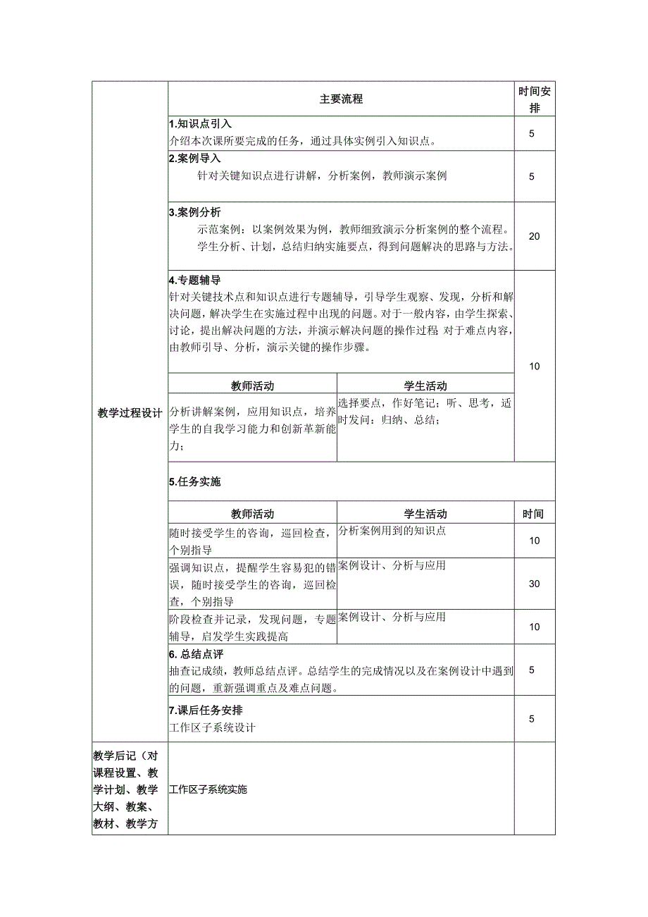 综合布线技术教案项目3工作区子系统的设计与实施（8学时）.docx_第2页