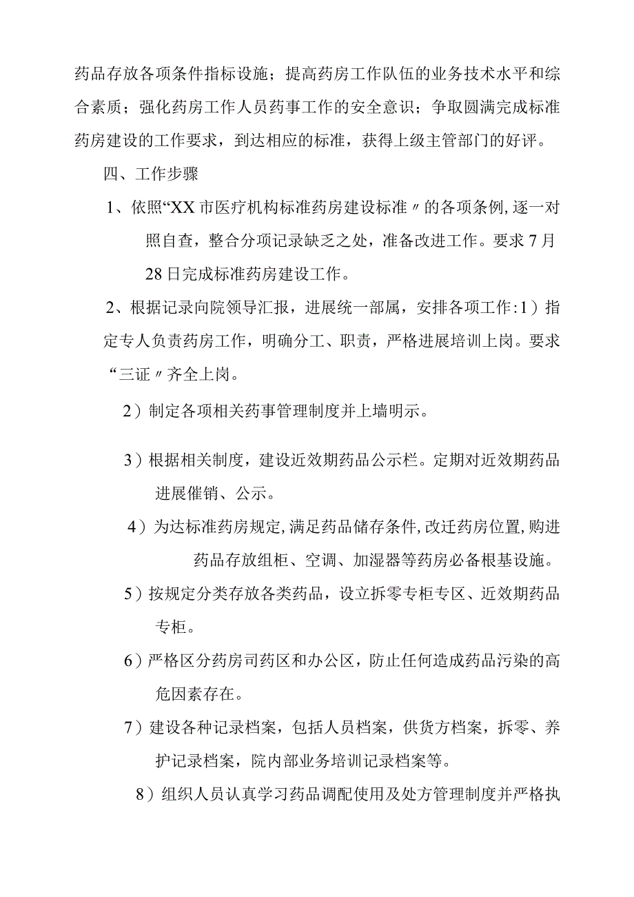 规范药房建设实施计划方案.docx_第2页