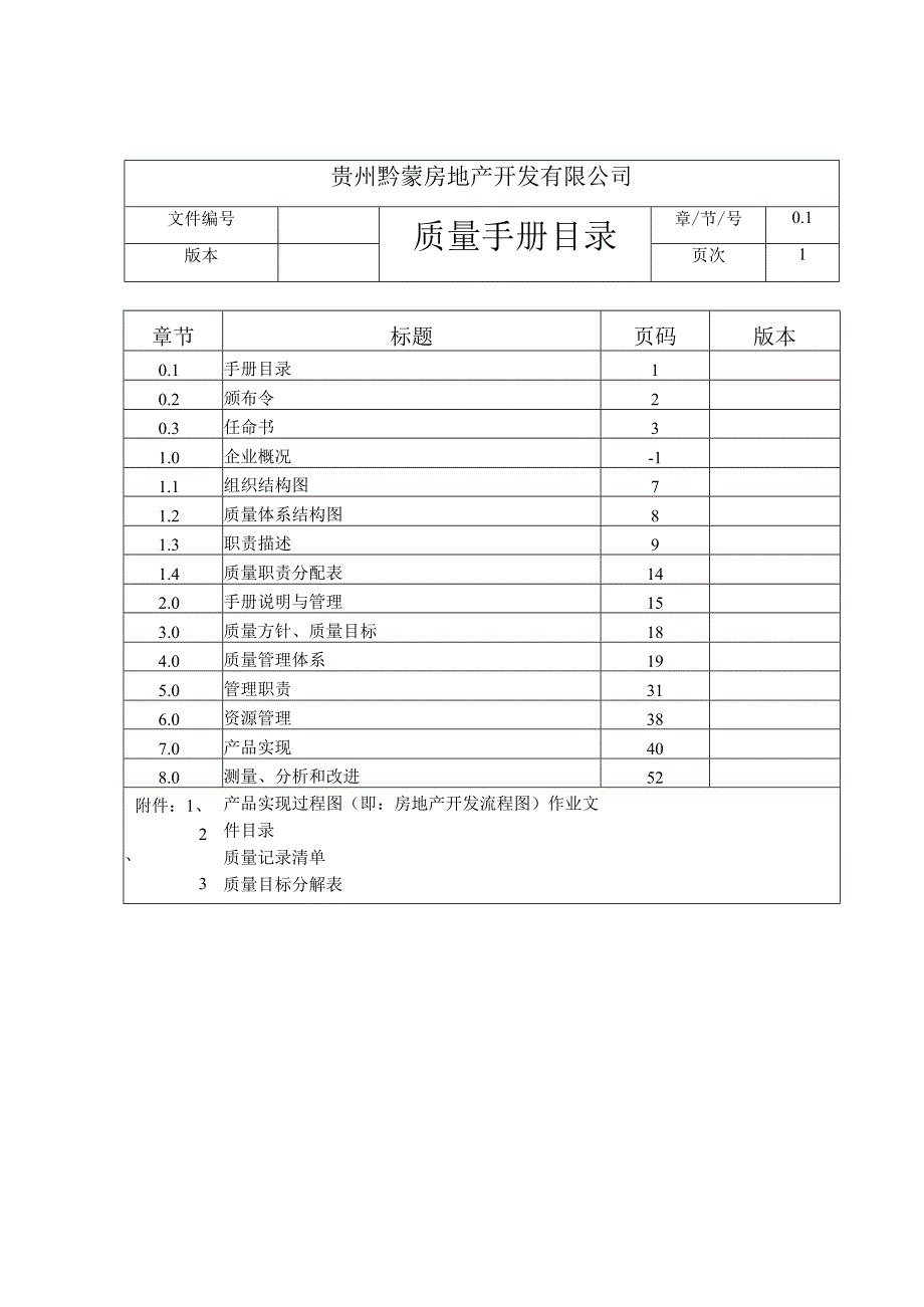 某房地产开发有限公司质量手册.docx_第3页