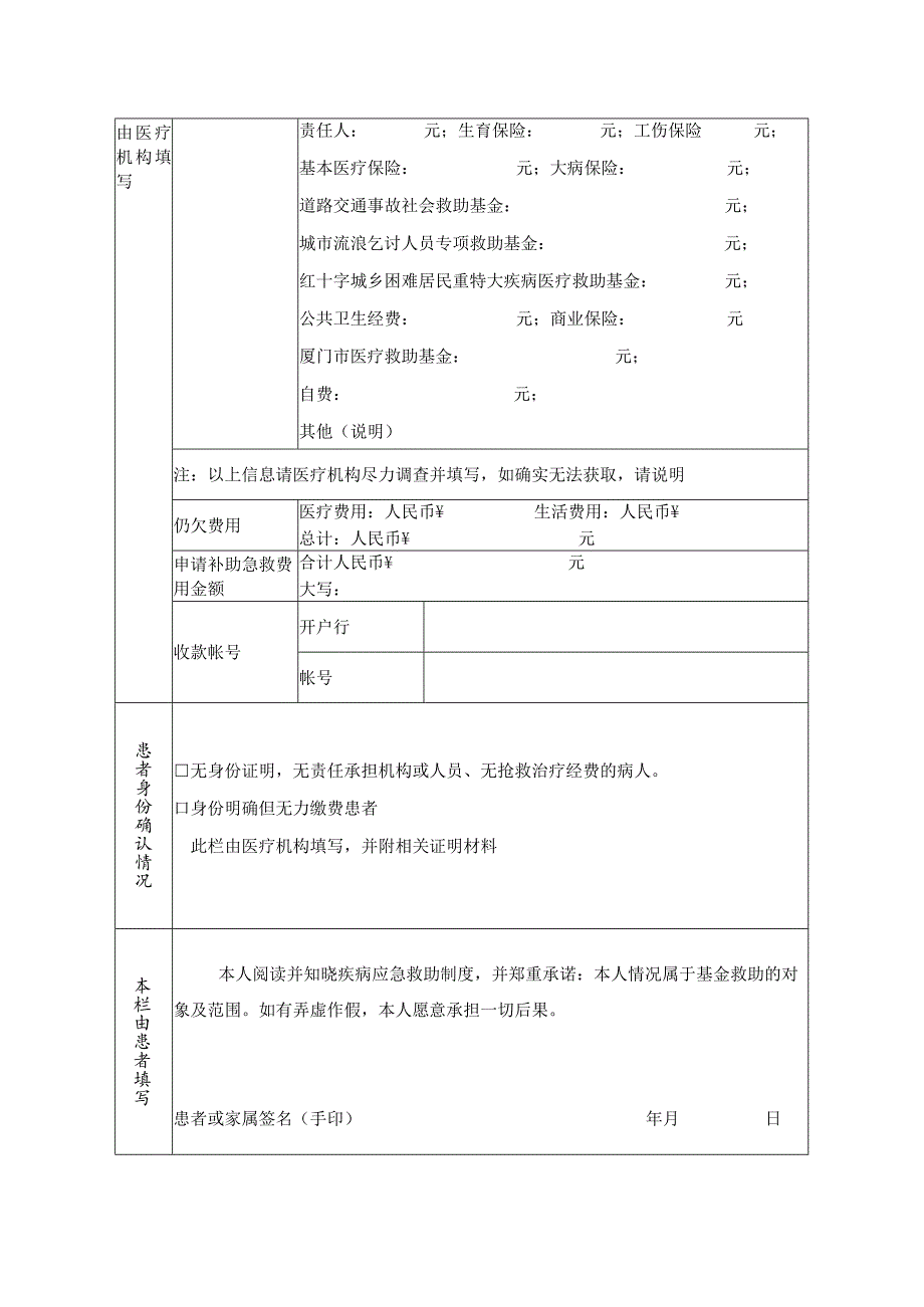 疾病应急救助患者急救费用审批表.docx_第2页