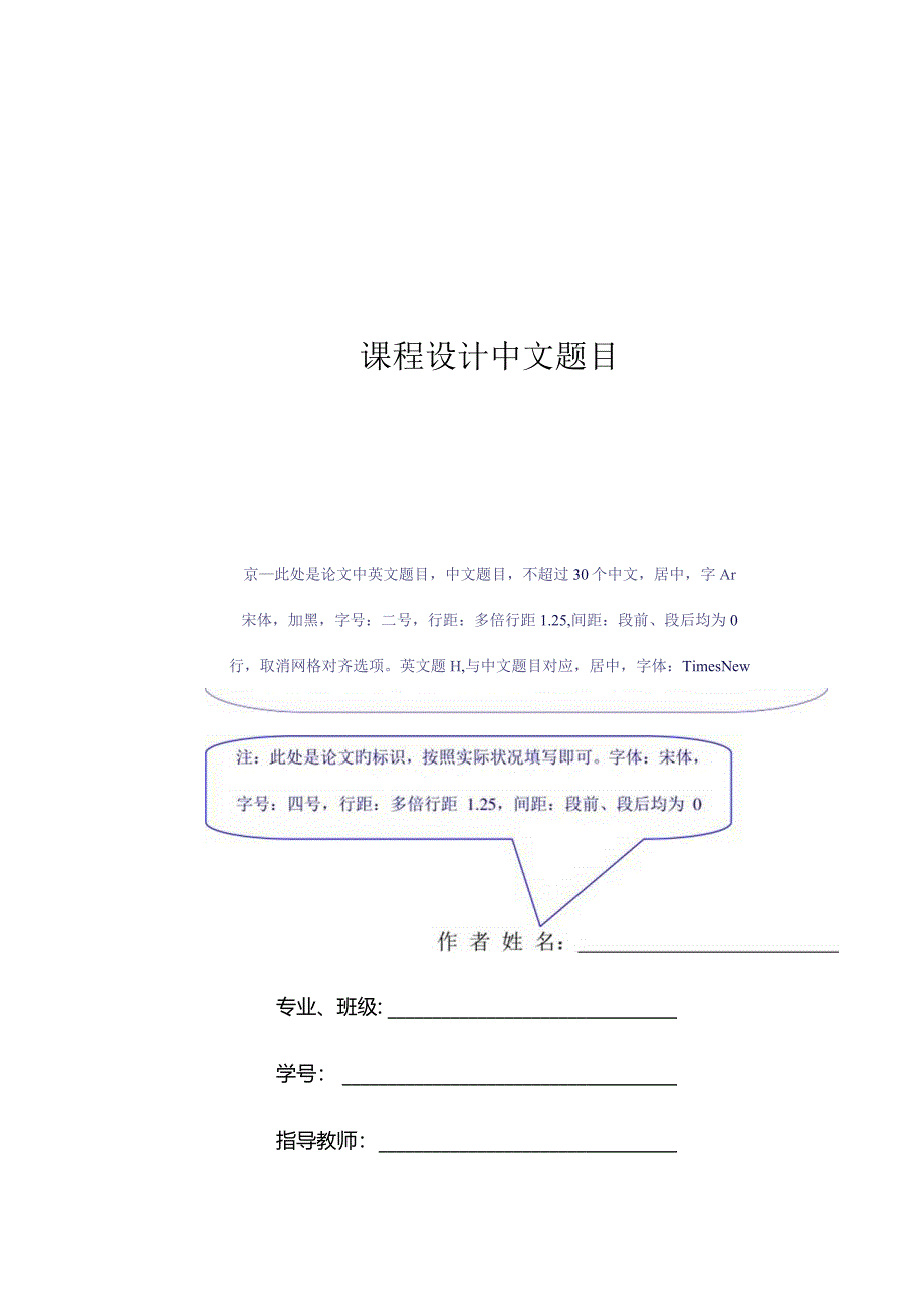 课程设计手册规范化.docx_第1页