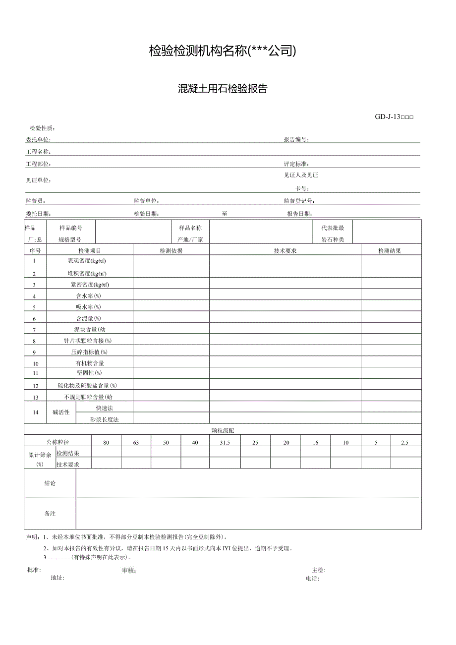 混凝土用石检验报告.docx_第1页