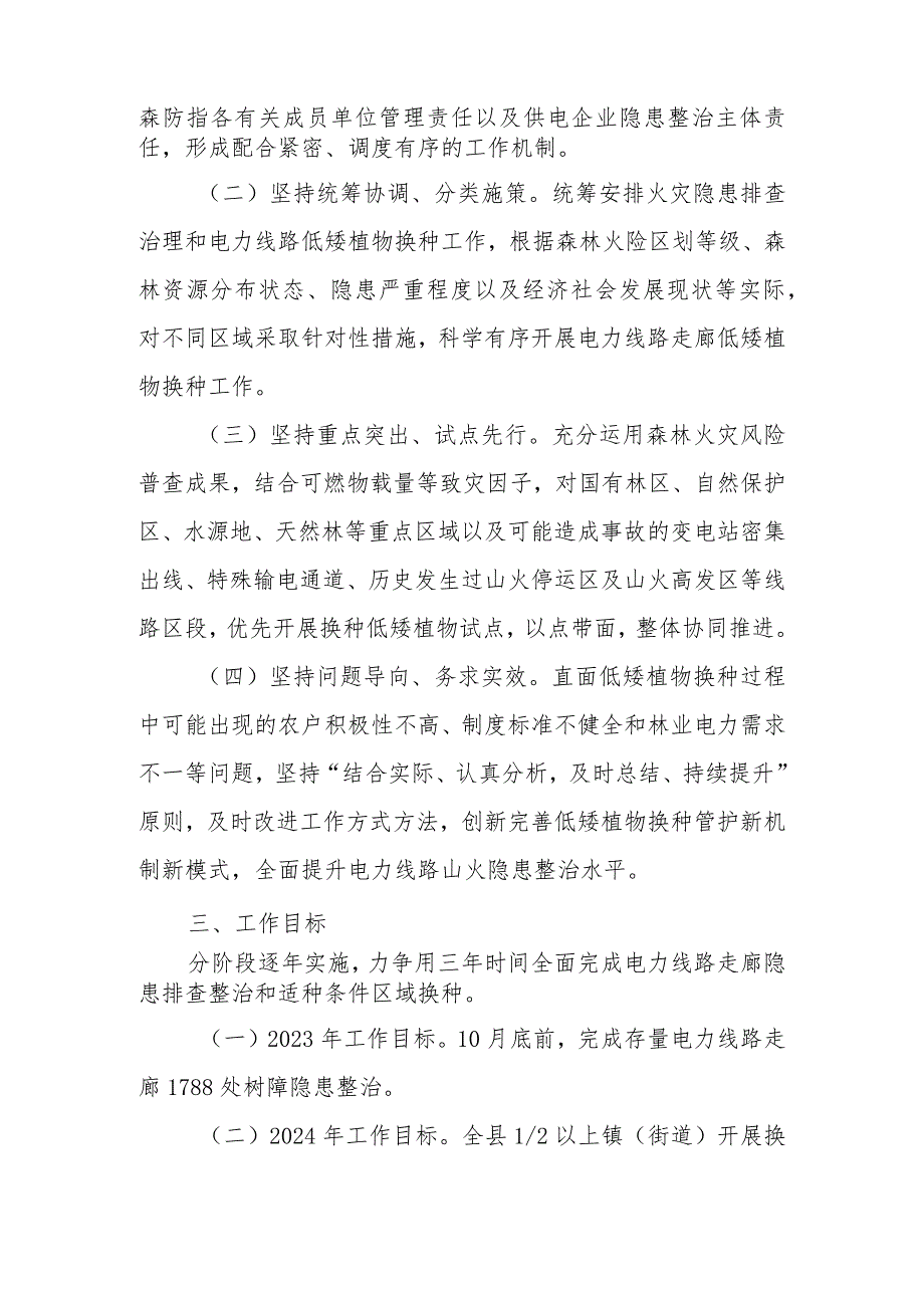 电力线路走廊隐患排查整治和换种低矮植物三年行动方案.docx_第2页