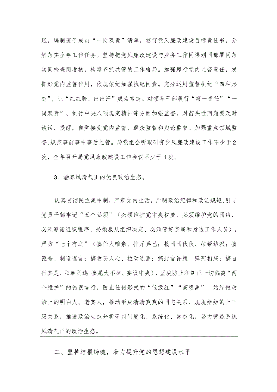 2024年某局党风廉政建设和反腐败工作要点（详细版）.docx_第3页