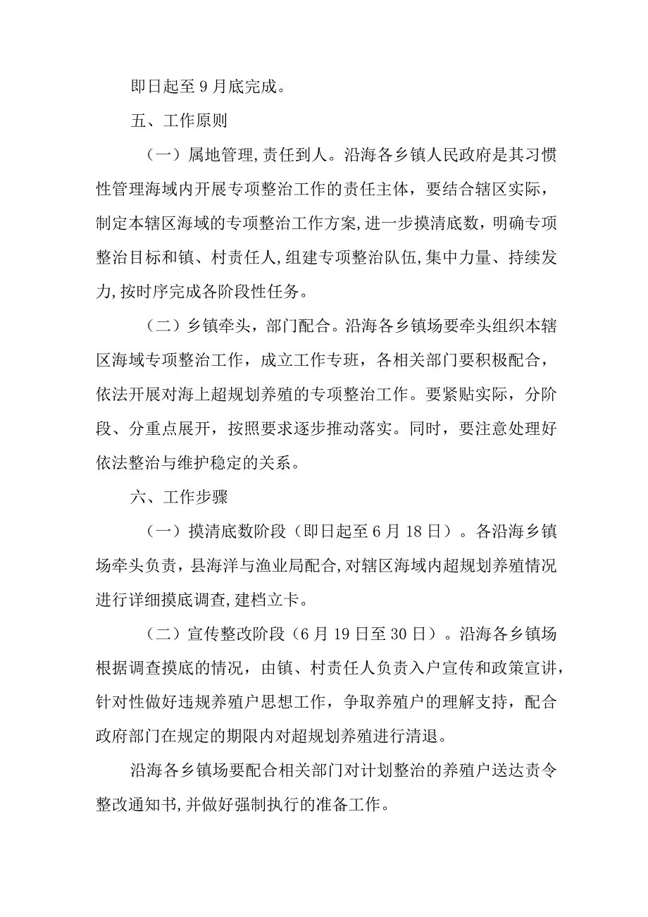 关于新时代海上超规划养殖专项整治工作的实施方案.docx_第2页