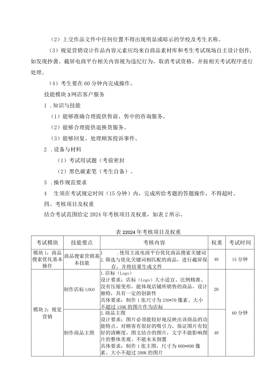 73-3电子商务类专业技能操作考试大纲.docx_第3页