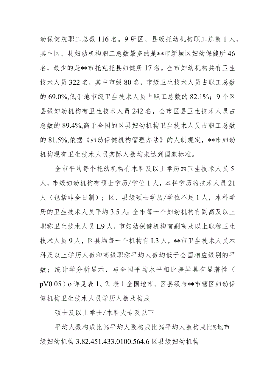 关于呼和浩特市妇幼保健机构资源配置与运营现状的调查报告.docx_第3页