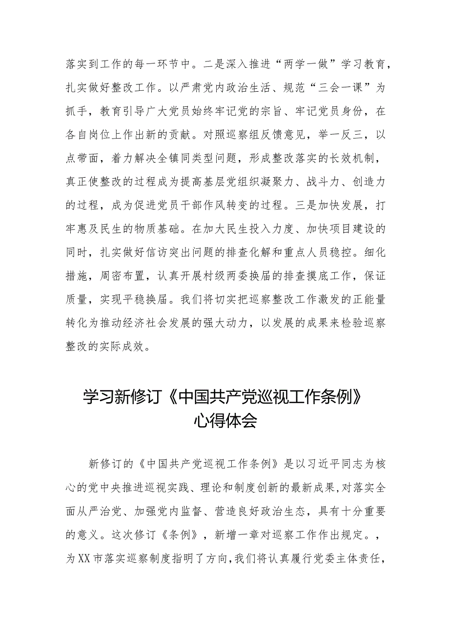 学习贯彻新修订《中国共产党巡视工作条例》的心得体会(十三篇).docx_第3页