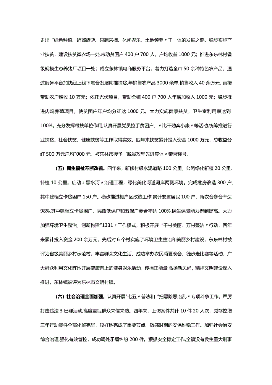 乡镇政府工作报告总结.docx_第3页