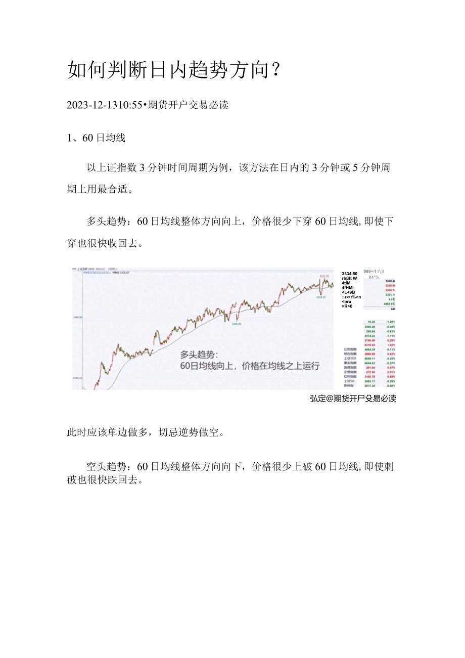 如何判断日内趋势方向？.docx_第1页