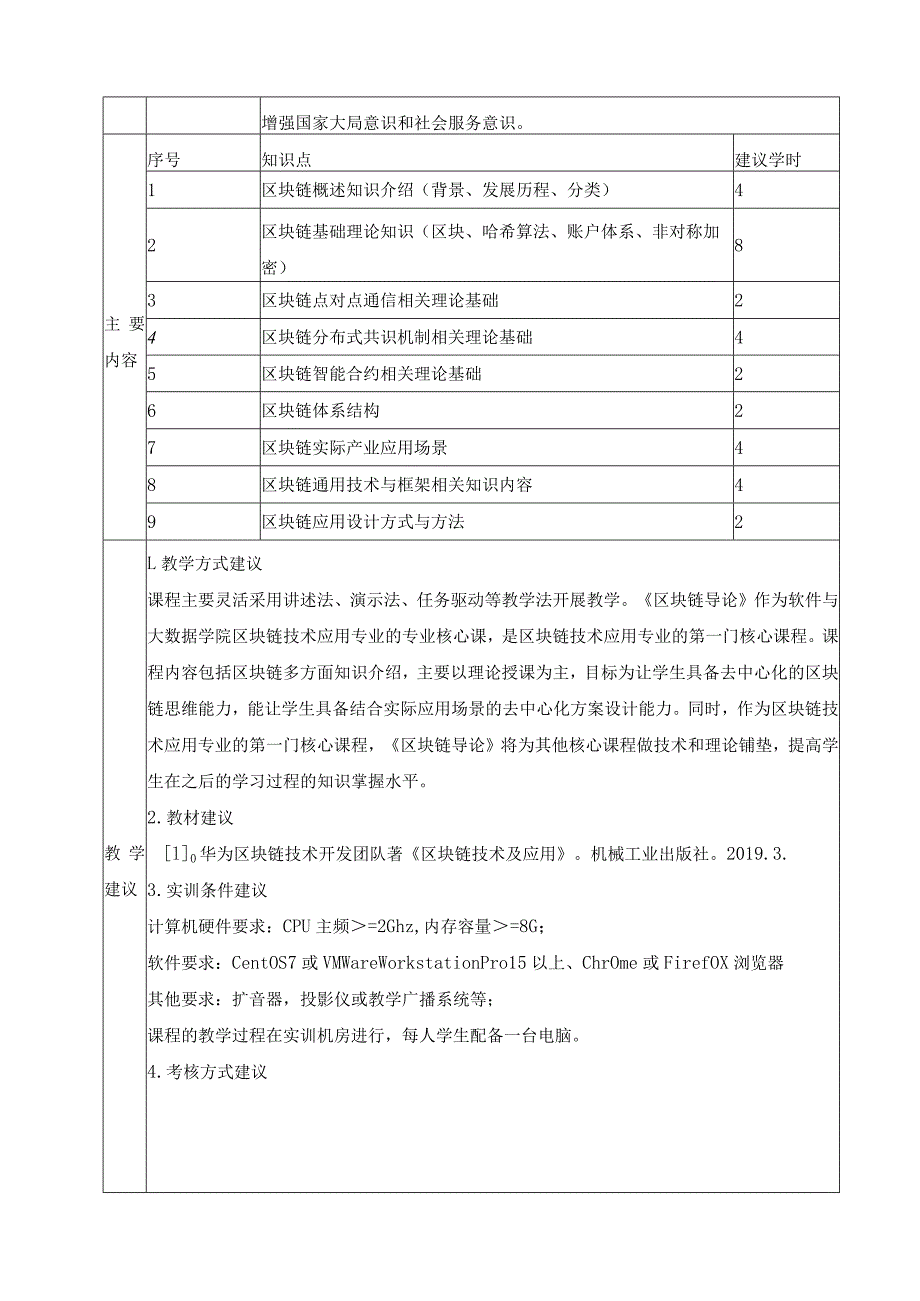 《区块链导论》课程标准.docx_第2页