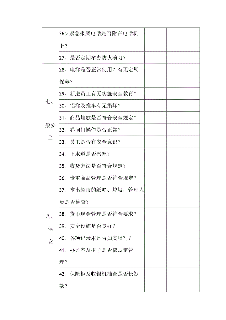 连锁店门店安全检查表.docx_第3页