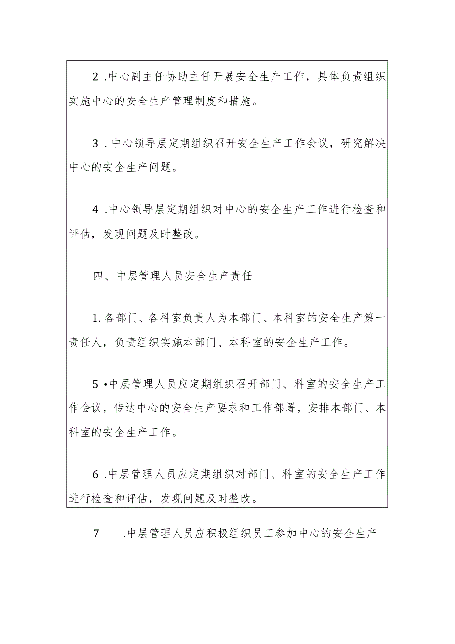 1医院社区卫生服务中心全员安全生产责任清单（完整版）.docx_第3页