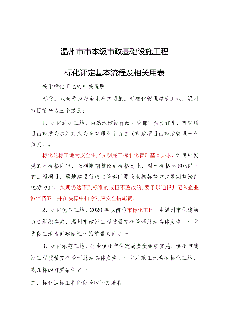 市管市政基础设施标化评定基本流程及相关用表.docx_第1页