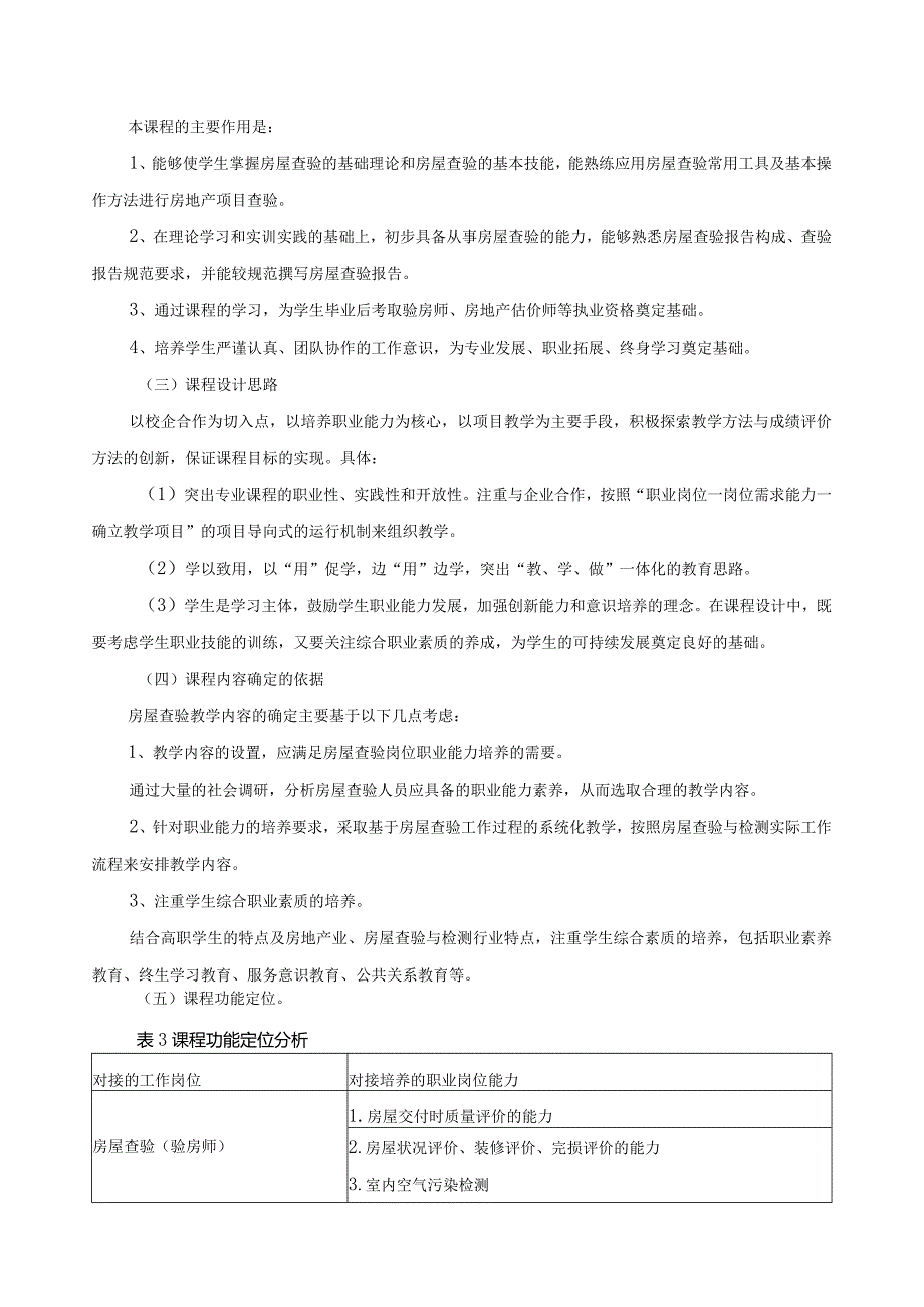 《房屋查验与室内环境检测技术》课程标准.docx_第2页