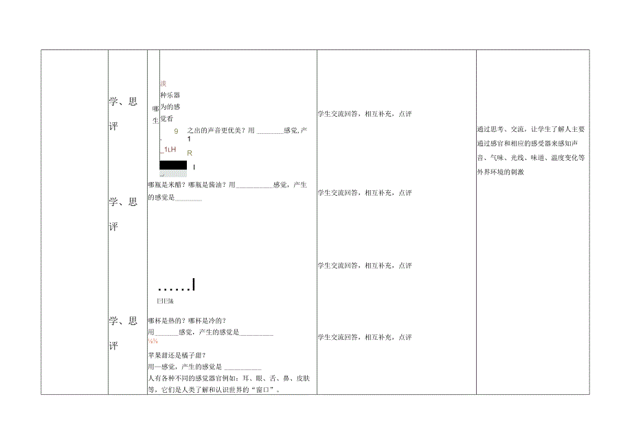 初中科学：感觉世界教学设计.docx_第3页