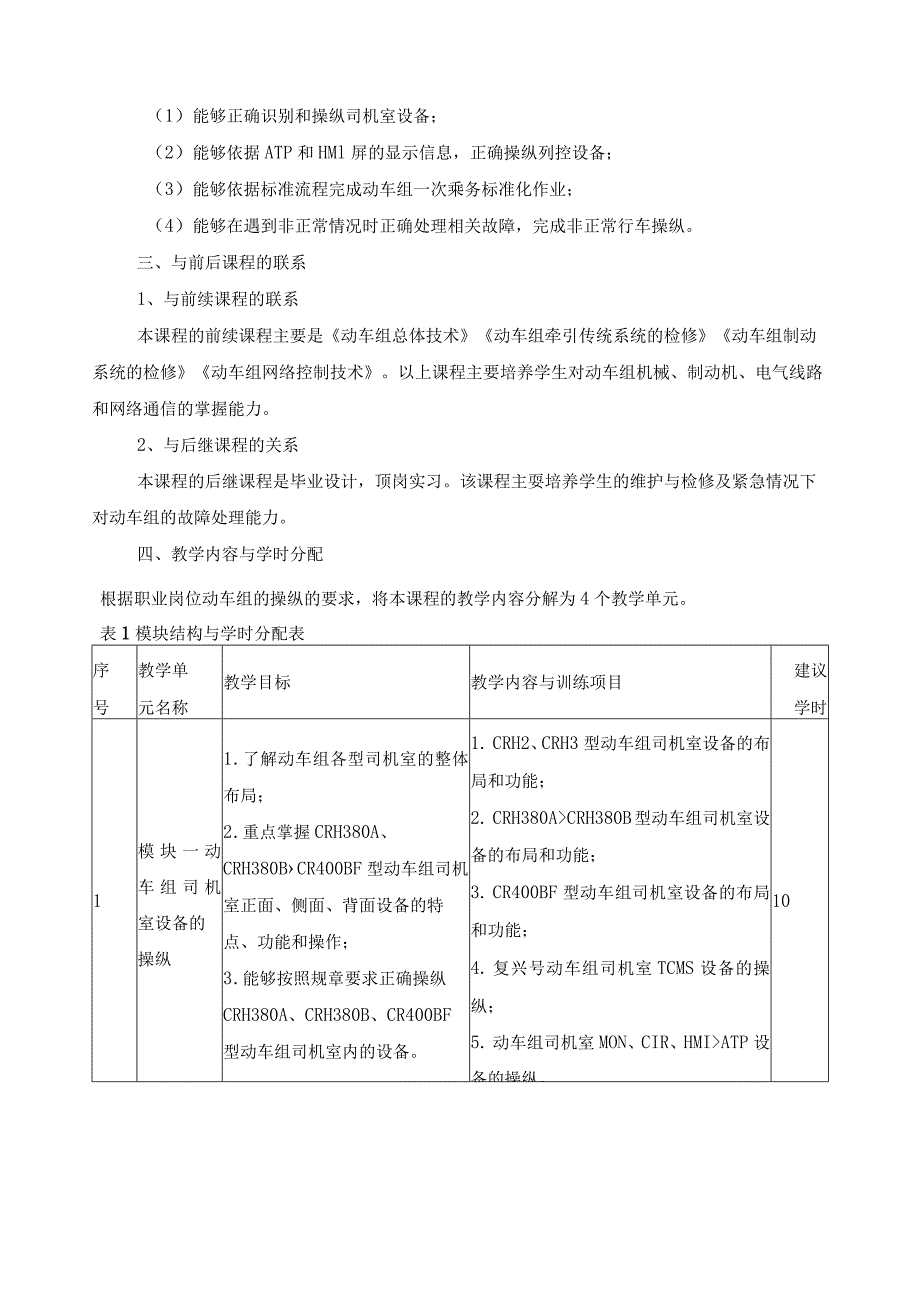 《动车组操纵》课程标准.docx_第2页