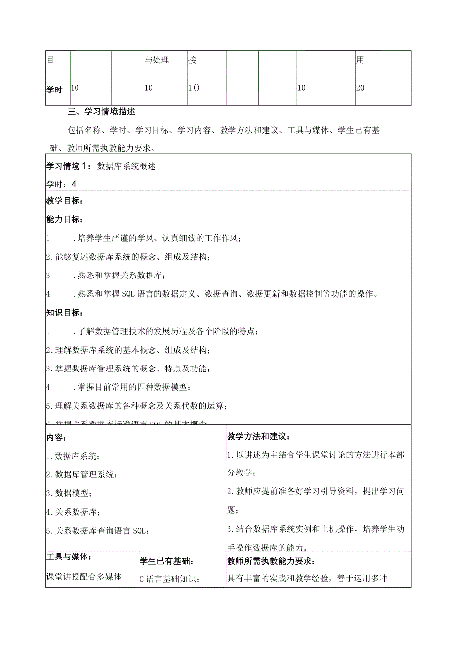 《空间数据库技术应用》学习领域课程标准.docx_第2页