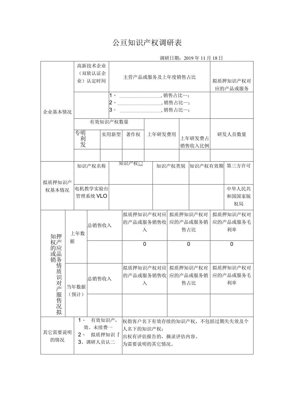 知识产权表.docx_第1页