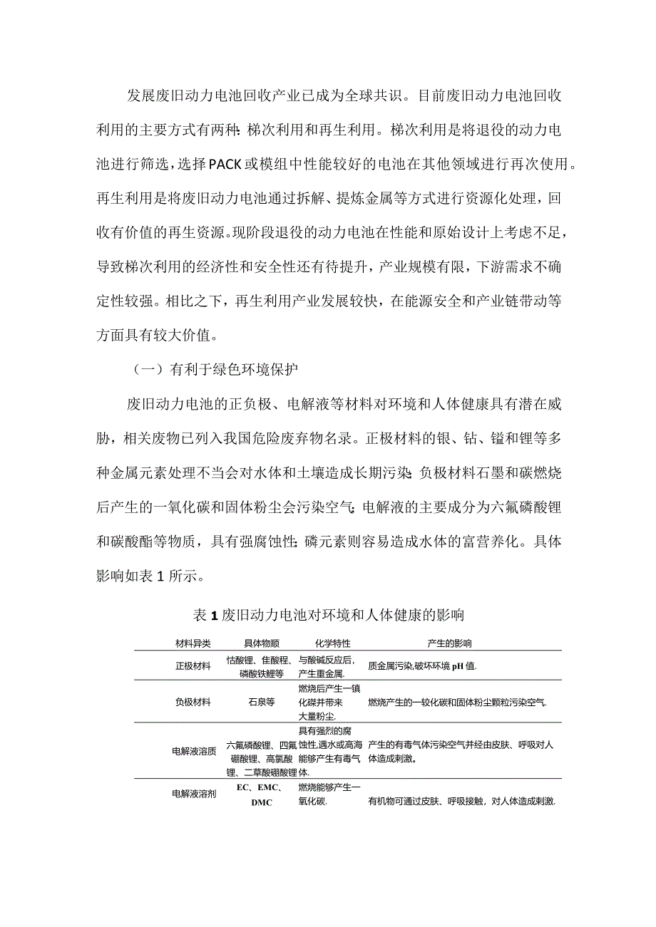 我国废旧动力电池回收产业发展现状与建议.docx_第2页