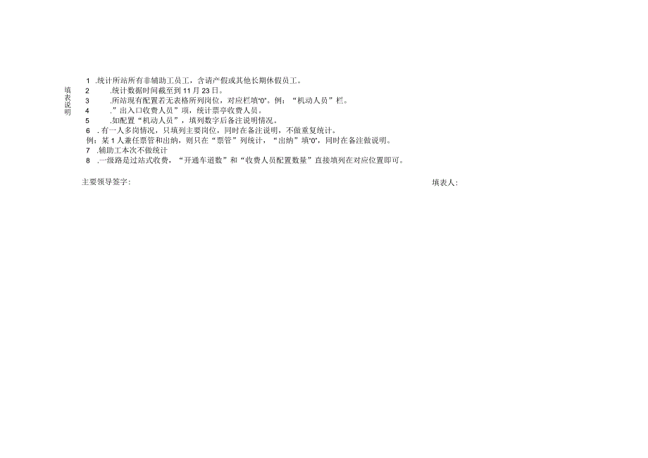 交通运输公路公司收费人员配置情况确认表.docx_第2页