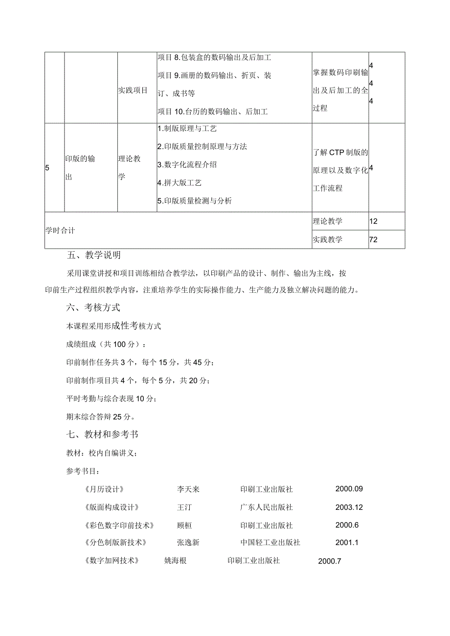 《印前综合训练》教学大纲.docx_第3页