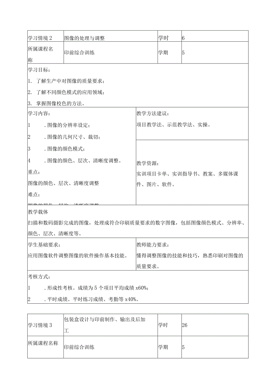 《印前综合训练》课程学习情境设计.docx_第2页