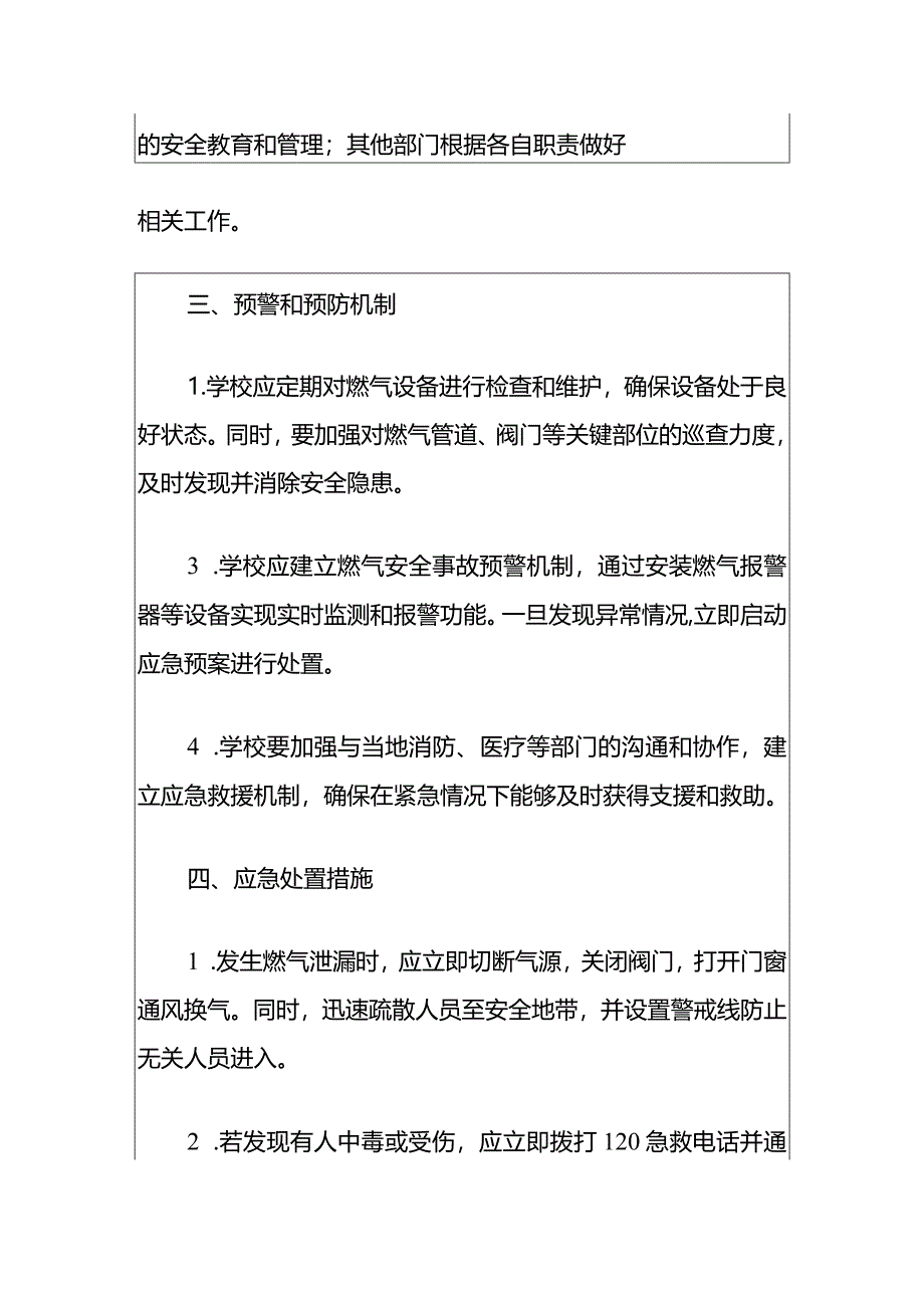 2024学校燃气安全应急预案（最新版）.docx_第2页