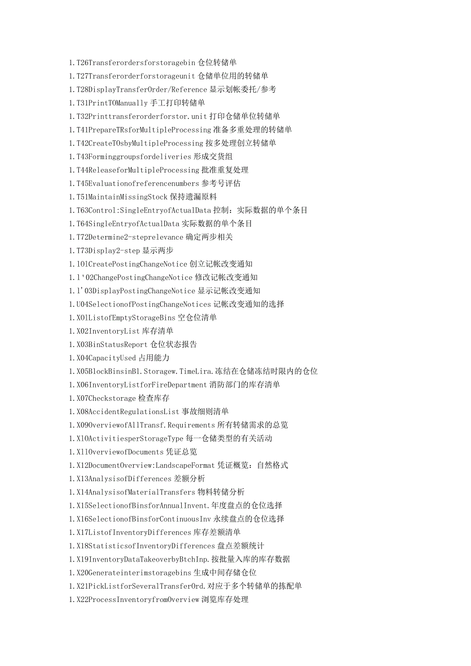 WM Transaction Code 仓库管理模块事务代码大全.docx_第3页